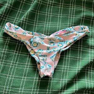 Tori Praver Bikini Bottom Floral Seamless